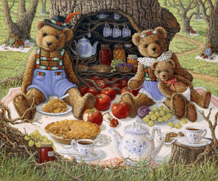 Teddybären - Puzzle Puzzlespiel online