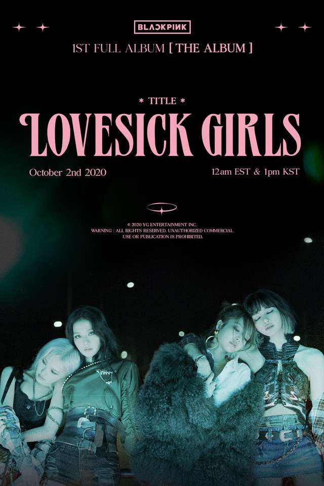 Blackpink nova música Lovesick girls quebra-cabeças online