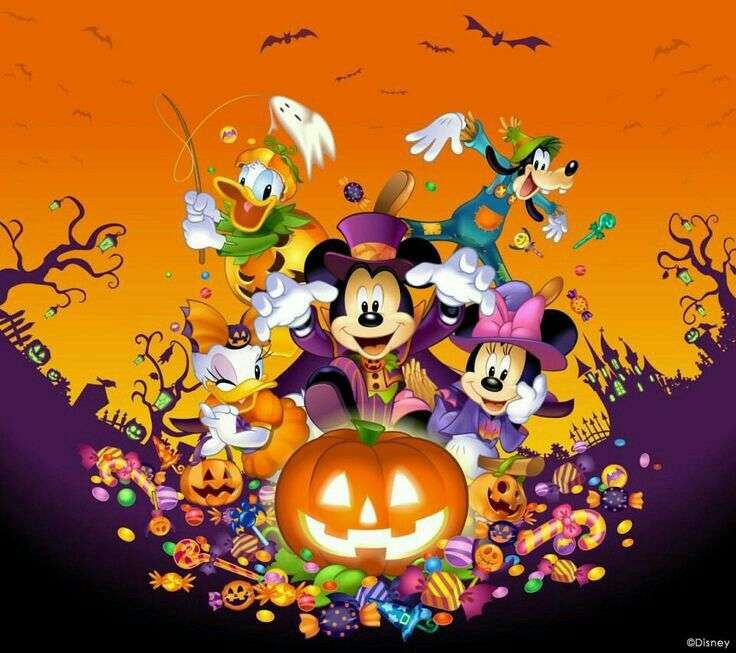 Disneyland Halloween quebra-cabeças online