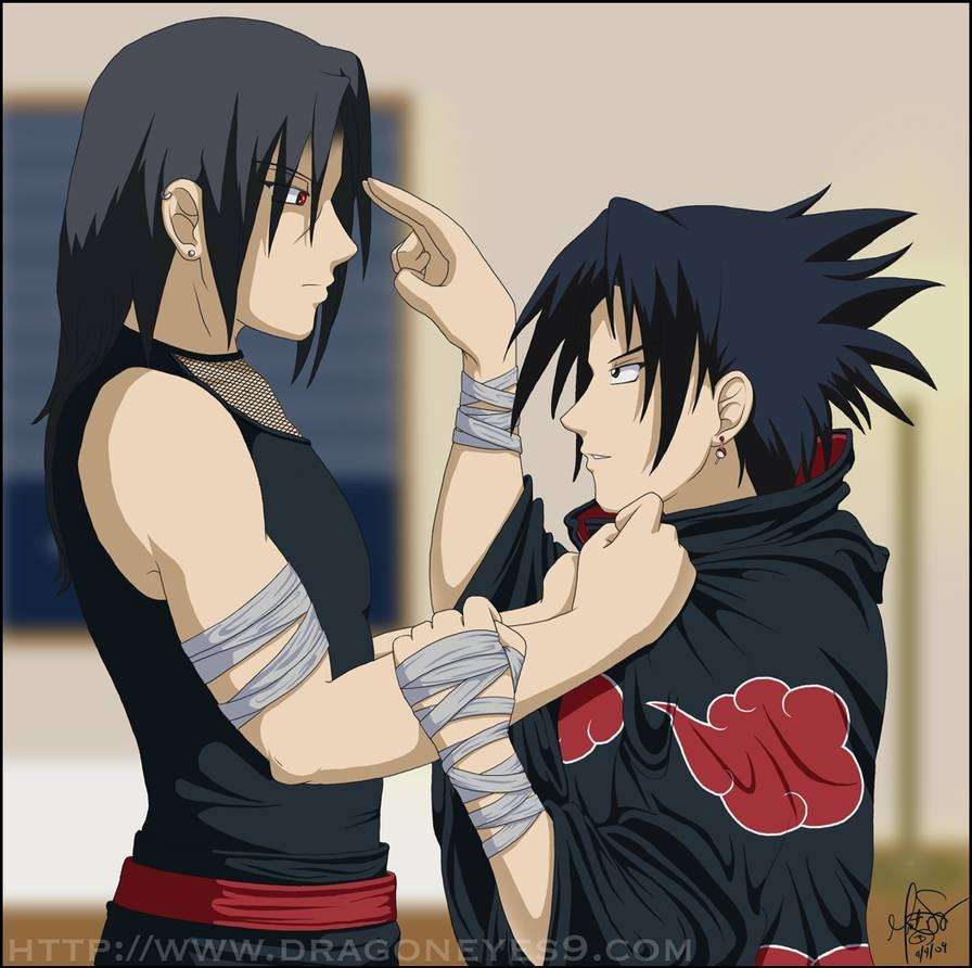 Itachi e Sasuke deviantart quebra-cabeças online