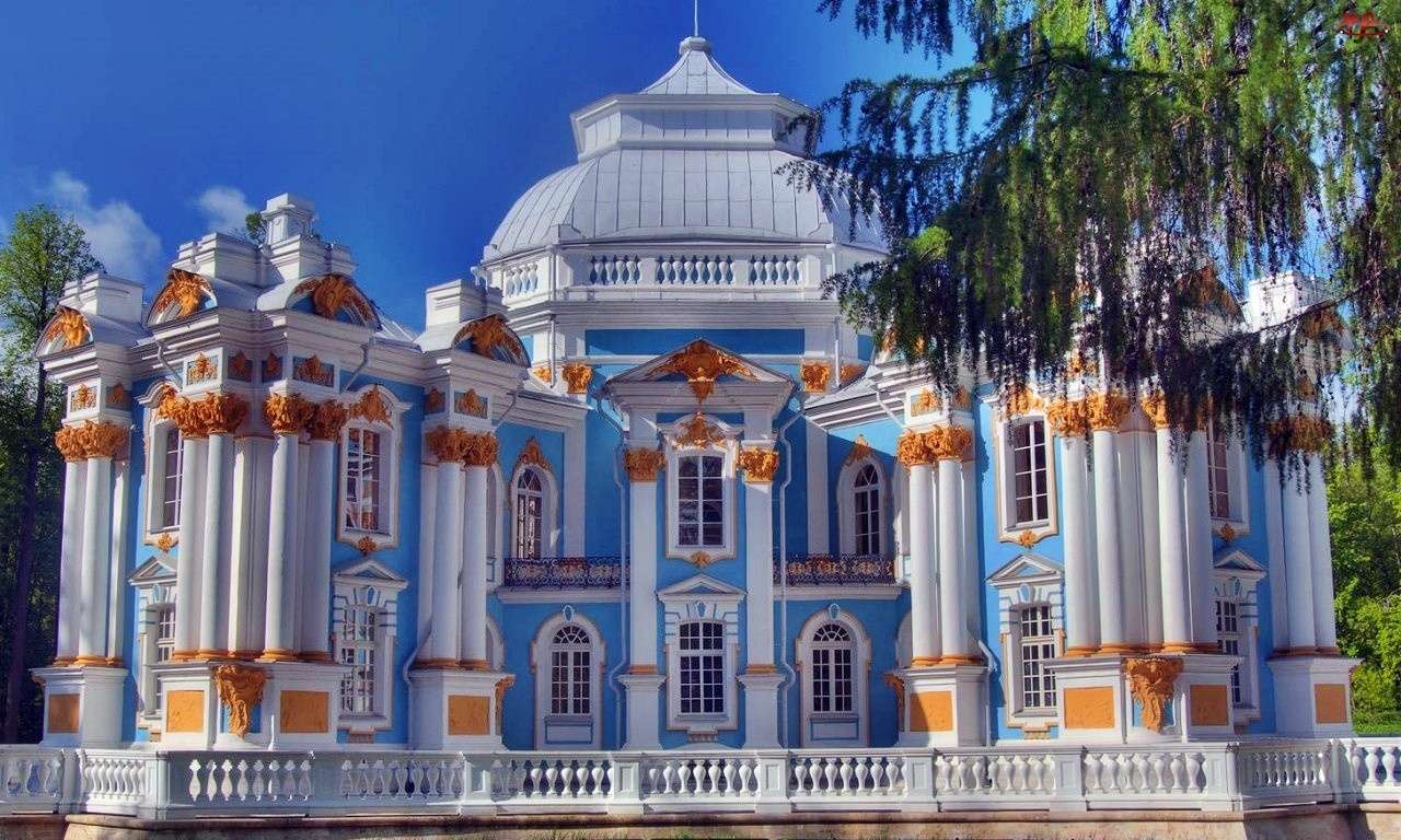 Oroszország, Hermitage pavilon online puzzle