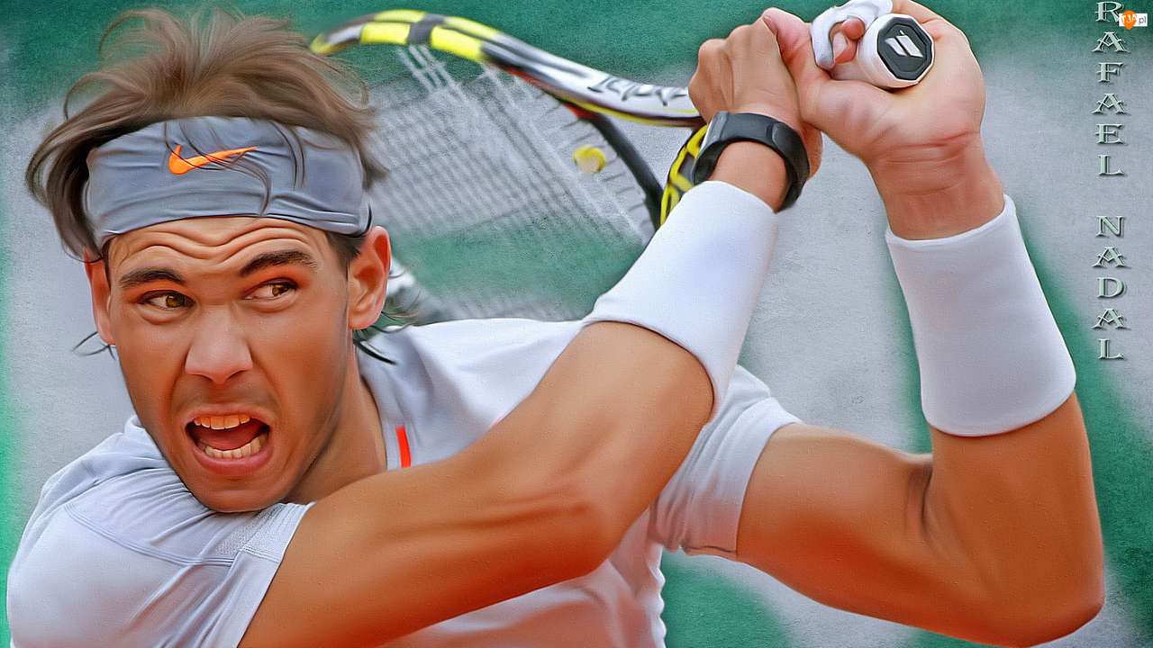Rafael Nadal, tennis puzzle en ligne