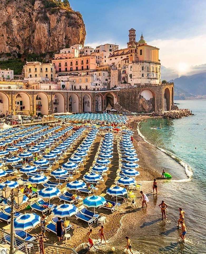Région de Positano de Campanie Italie puzzle en ligne
