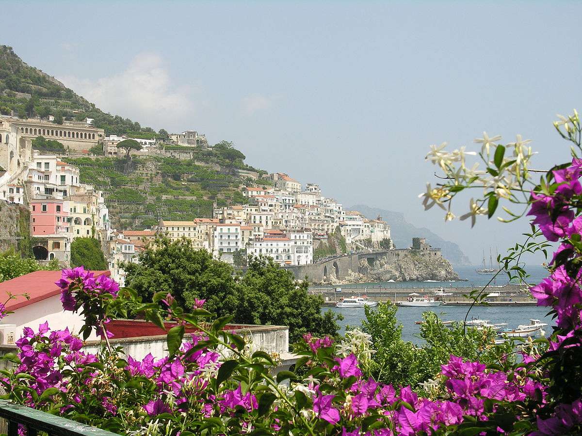 Région de la côte amalfitaine de Campanie Italie puzzle en ligne