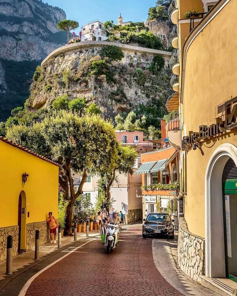 Amalfi partvidék, Campania, Olaszország online puzzle