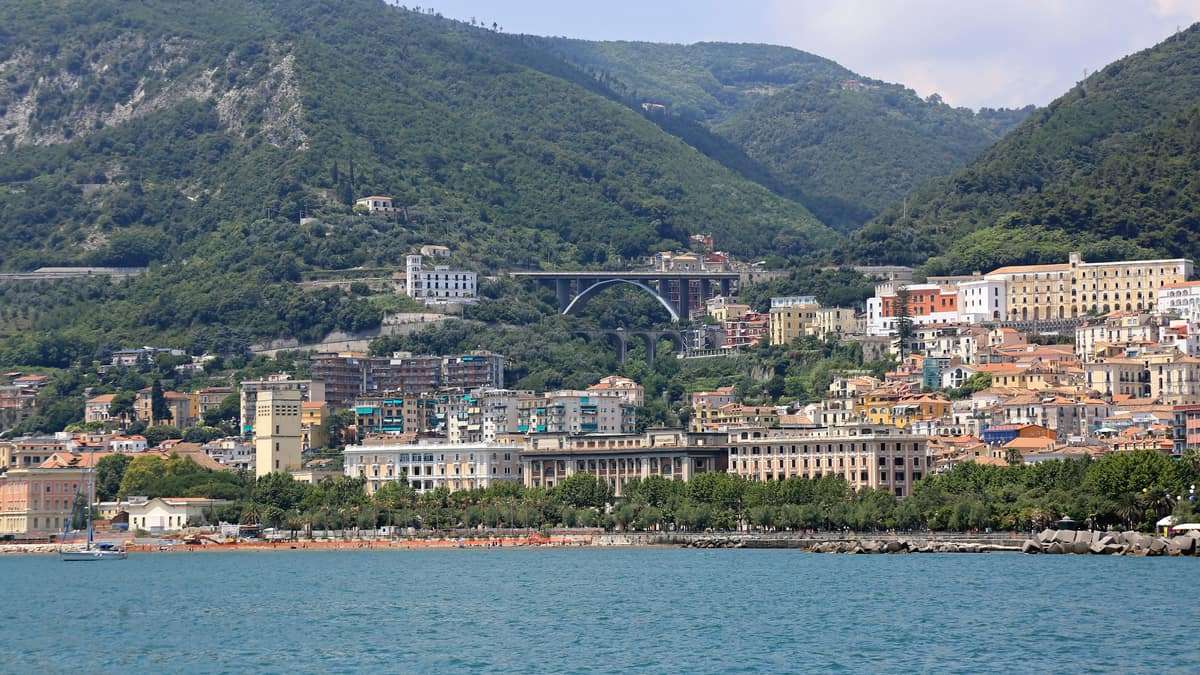 Salerno régió Campania Olaszország online puzzle