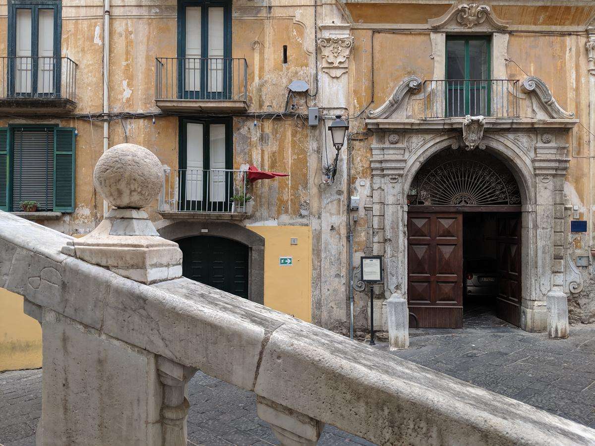 Region för Salerno gammal stad av Campania Italien Pussel online