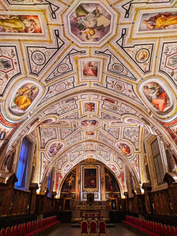 Naples Chiesa inuti Campania Italien Pussel online
