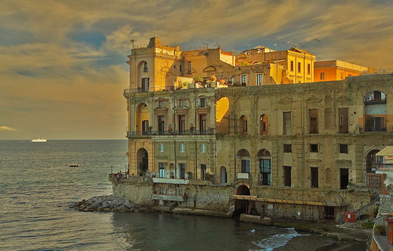 Nápoles Palazzo Região Campânia Itália quebra-cabeças online