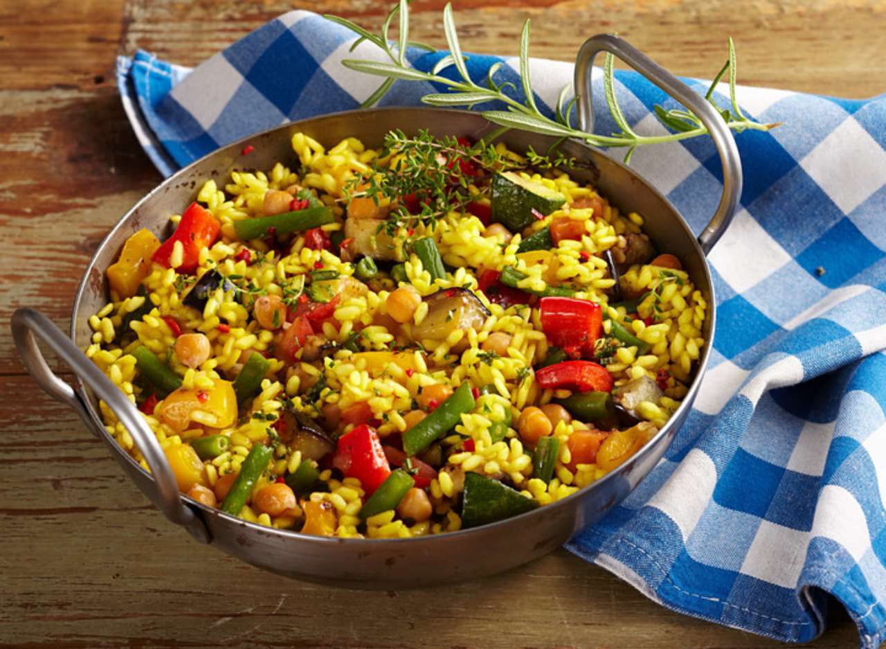 Rice with vegetables online puzzle