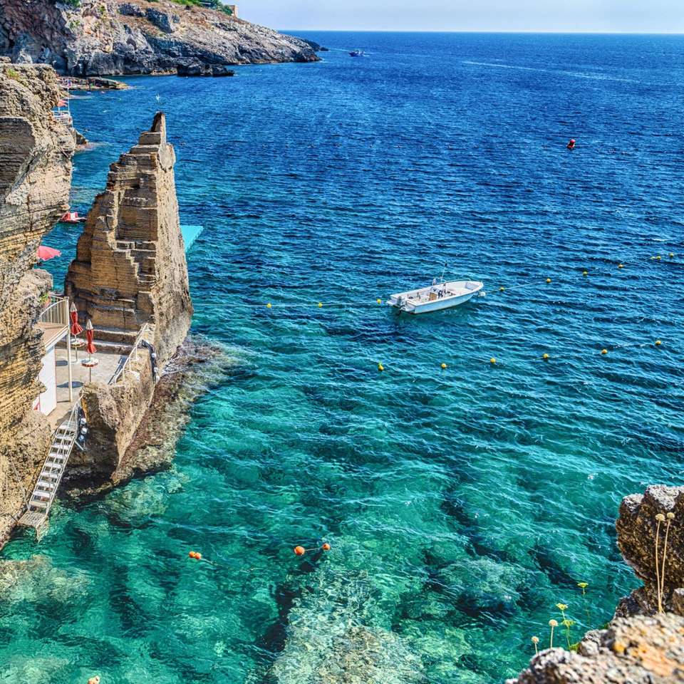 Peisaj de coastă Puglia Italia puzzle online