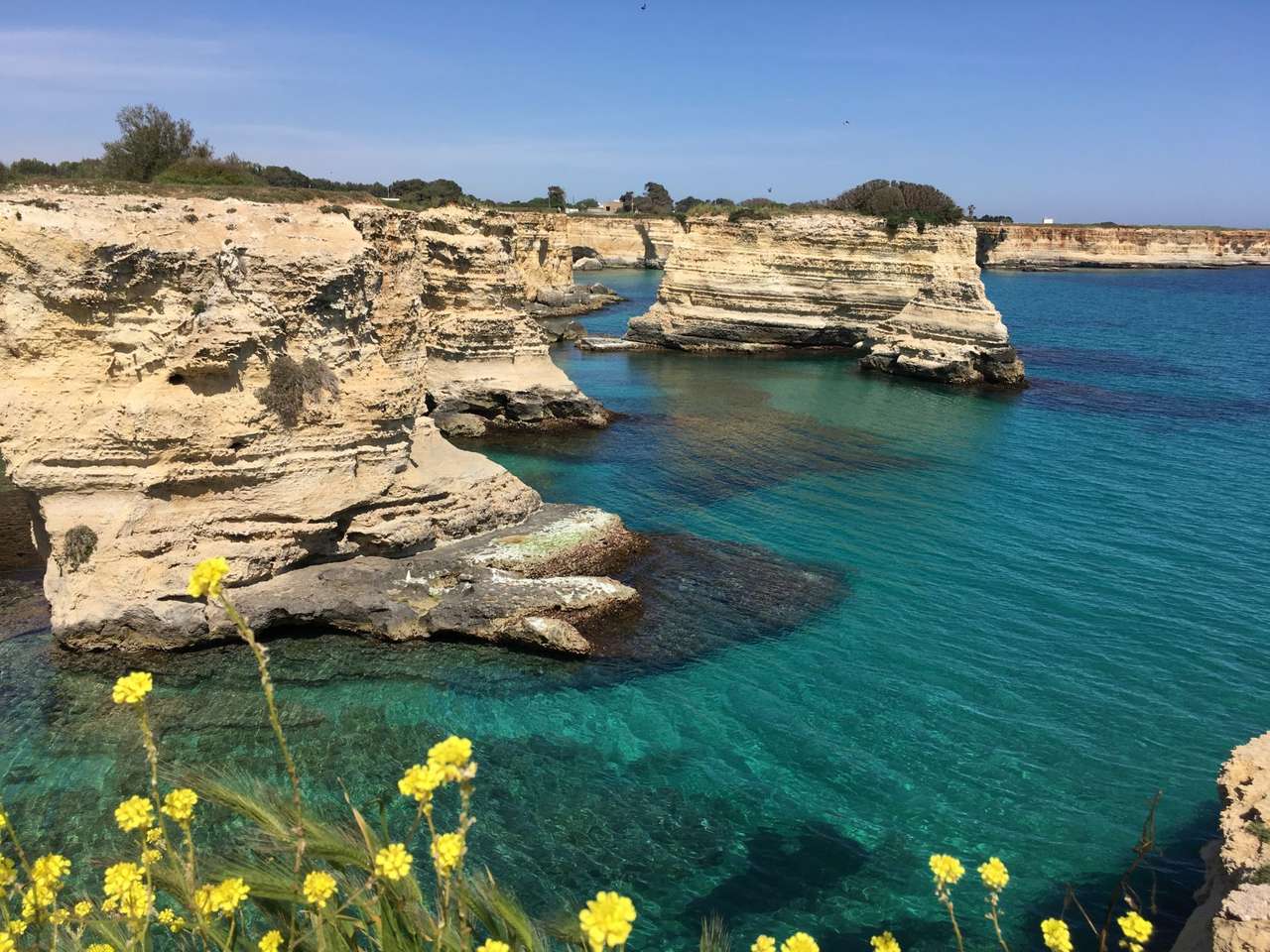 Il paesaggio costiero Puglia Italia puzzle online