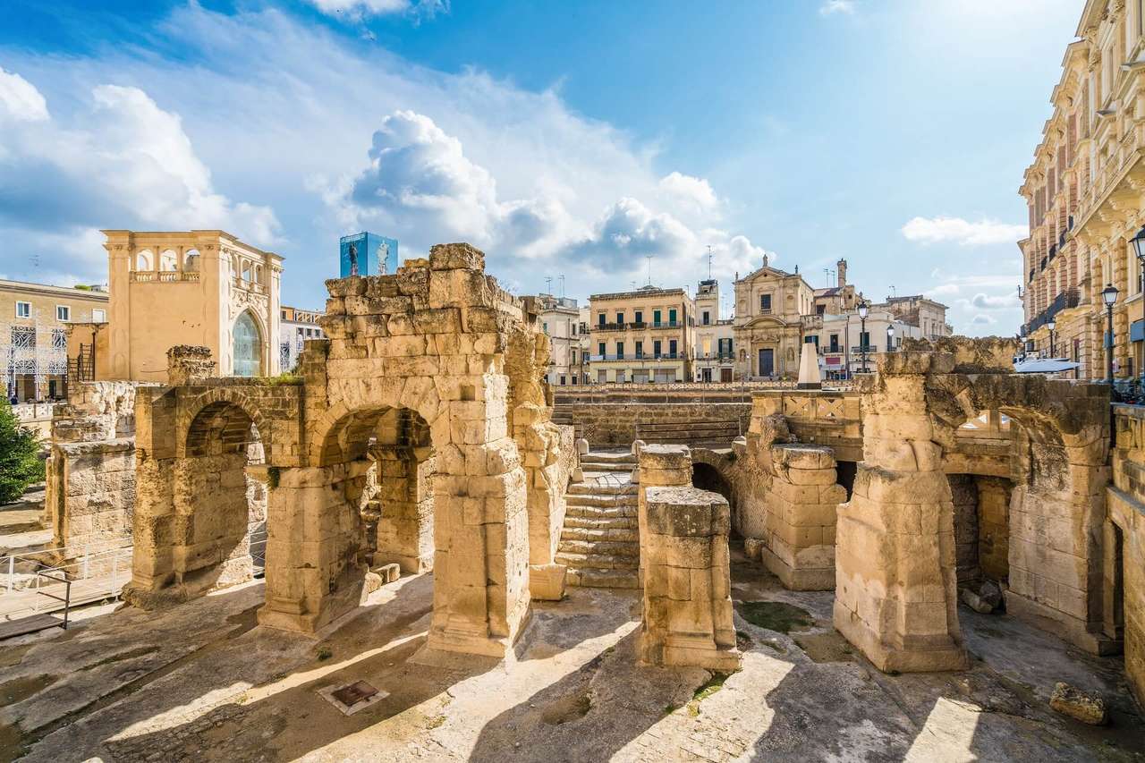 Lecce dans les Pouilles Italie puzzle en ligne