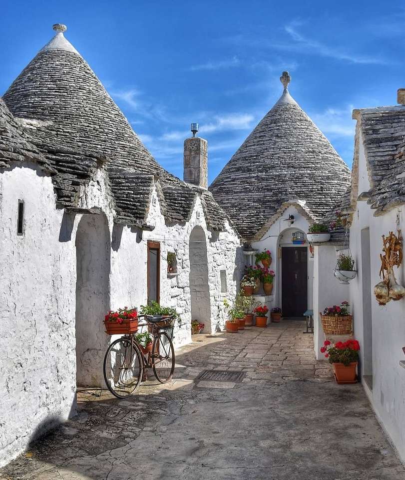 Traditionele trulli-huizen in Puglia online puzzel