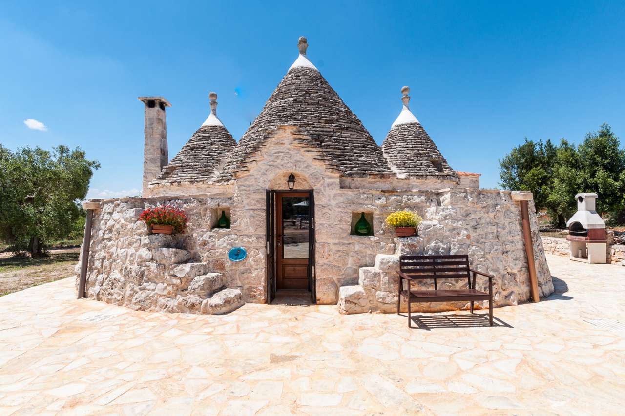 Casas tradicionales trulli en Puglia rompecabezas en línea
