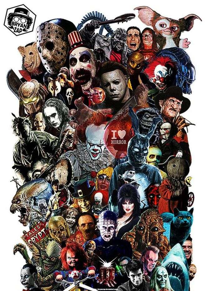 I Love Horror jigsaw puzzle online