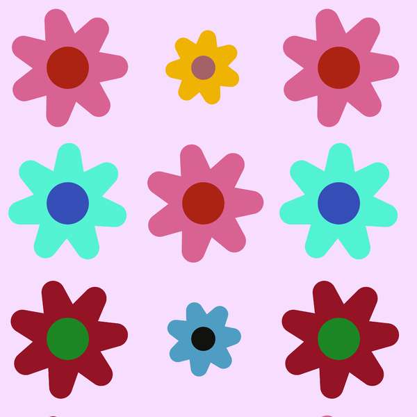 λουλούδια που θα χρωματίσετε παζλ online