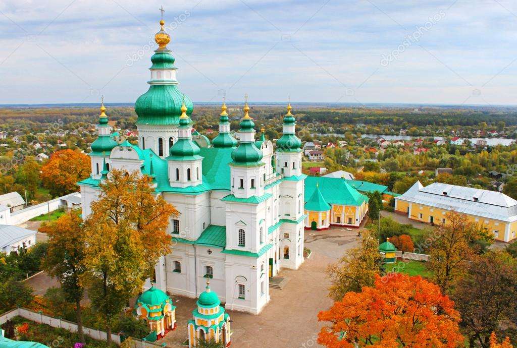 monasterio en Chernihiv - Ucrania rompecabezas en línea
