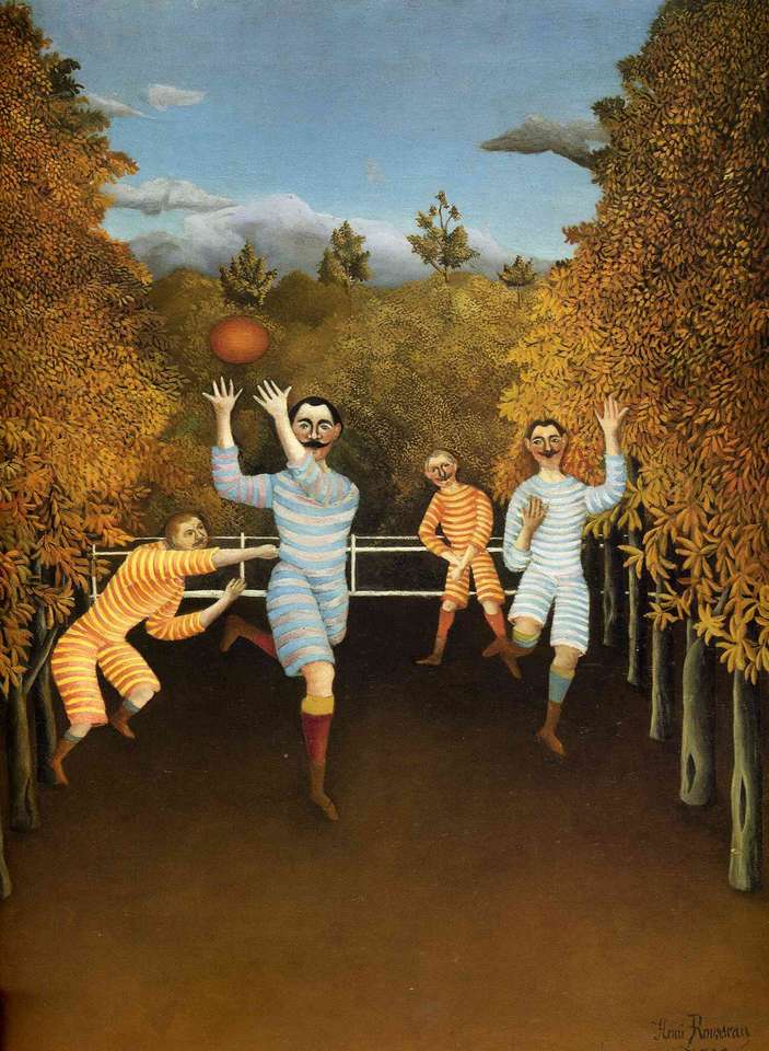 Soccer Players, 1908 online puzzle