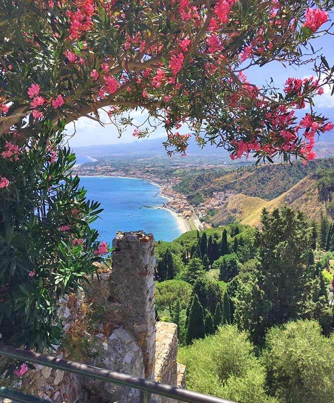 Krásná krajina na Sicílii online puzzle