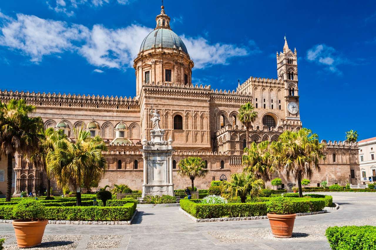 Palermo Kathedrale Sizilien Puzzlespiel online