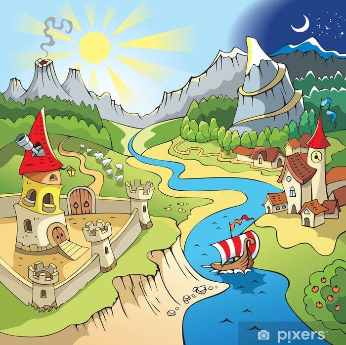 picture- landscape in the mountains online puzzle