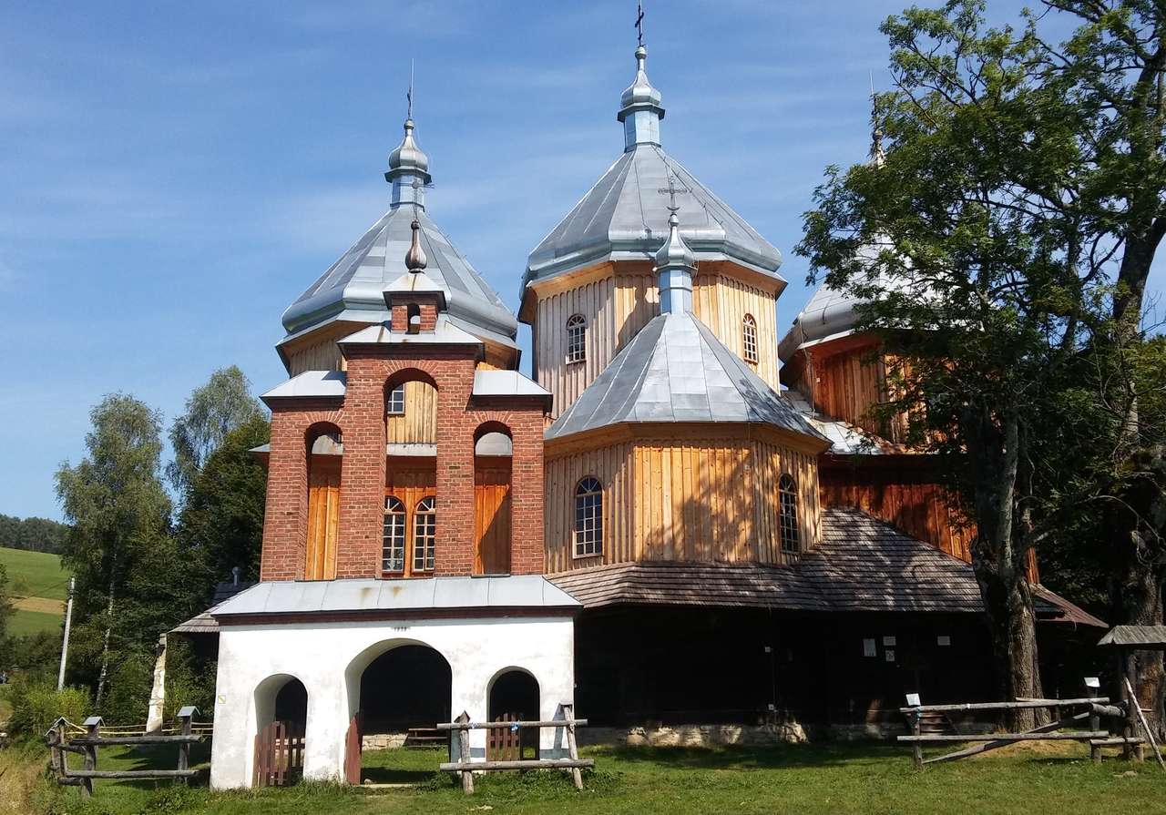 Orthodoxe kerk in Bieszczady legpuzzel online