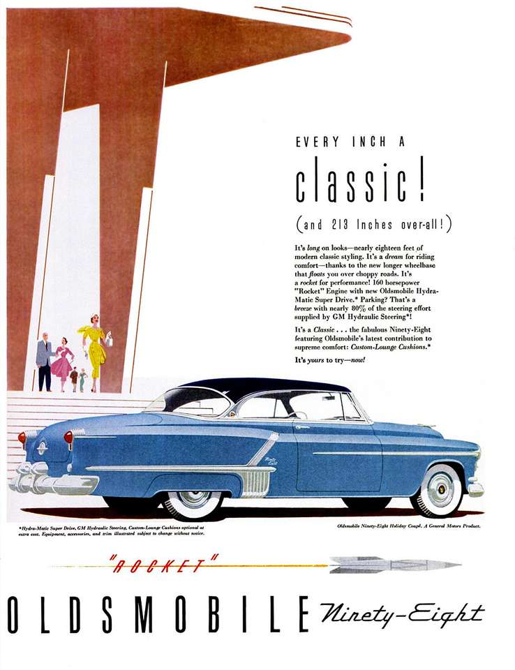 1952 Oldsmobile Devadesát osm online puzzle
