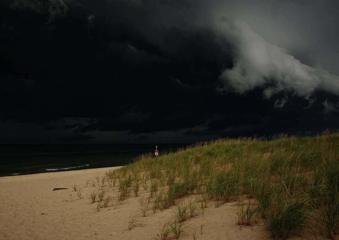 Tempesta di fine estate sul lago Michigan puzzle online