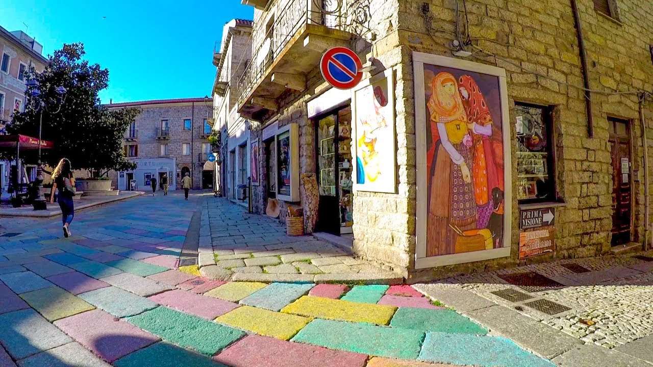 Η πόλη Tempo Pausiana στη Σαρδηνία παζλ online