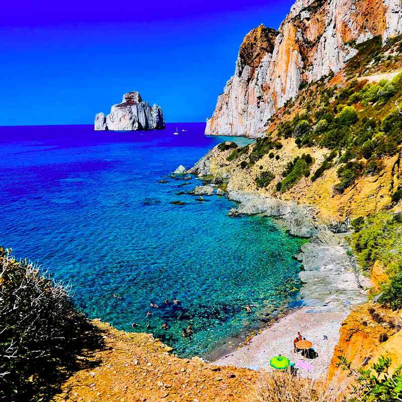 Il paesaggio costiero della Sardegna puzzle online