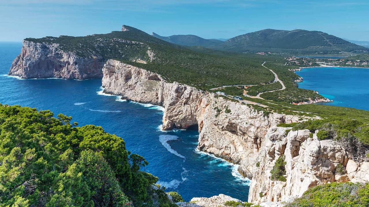 Pobřežní krajina na Sardinii skládačky online