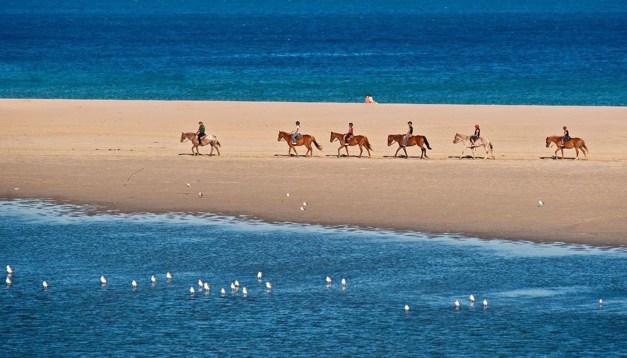 Équitation sur un lagon en Sardaigne puzzle en ligne