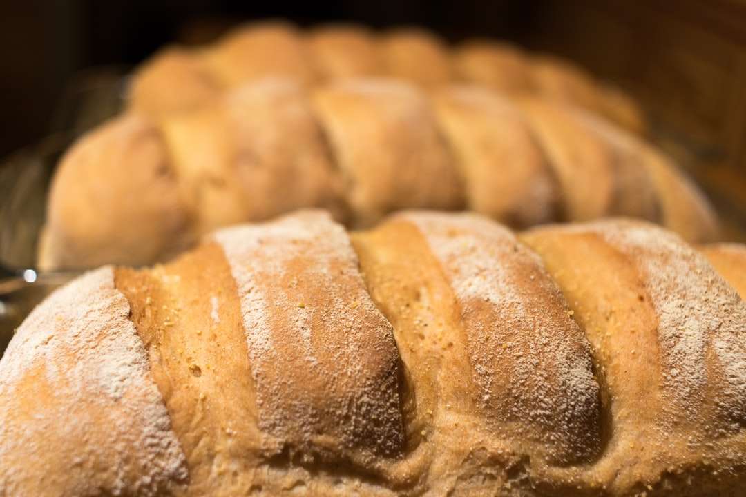 foto de close-up de pão quebra-cabeças online