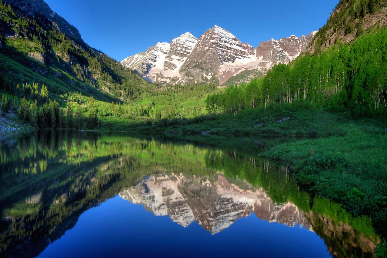 Colorado State, the Maroon Bells online puzzle