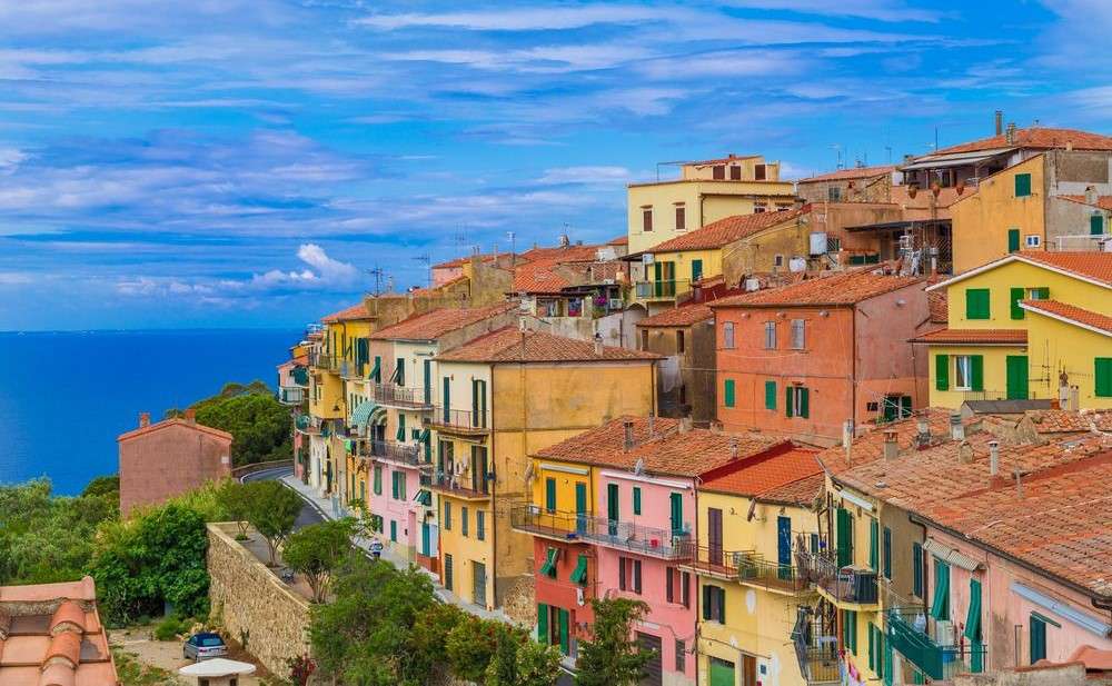 Capoliveri på Elba Italien pussel på nätet