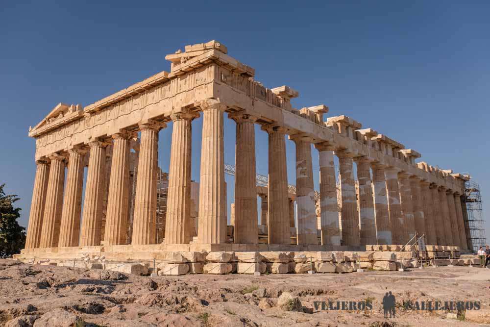 Akropolis i Aten pussel på nätet