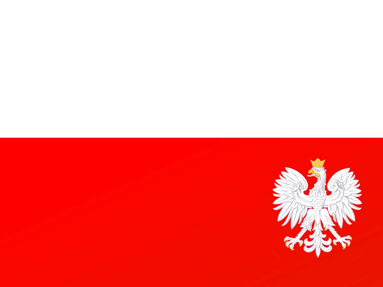 Bandera nacional polaca rompecabezas en línea