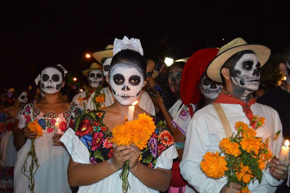 Ημέρα των Νεκρών στο Μεξικό online παζλ