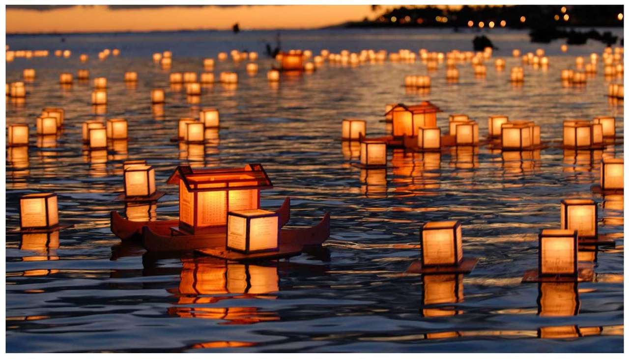 obon- φεστιβάλ των νεκρών στην Ιαπωνία παζλ online