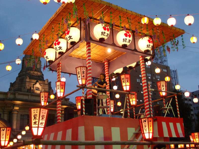 obon- festivalul morților în Japonia jigsaw puzzle online
