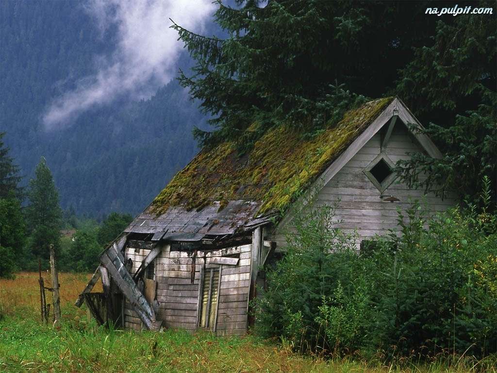 Een hut in de bergen online puzzel