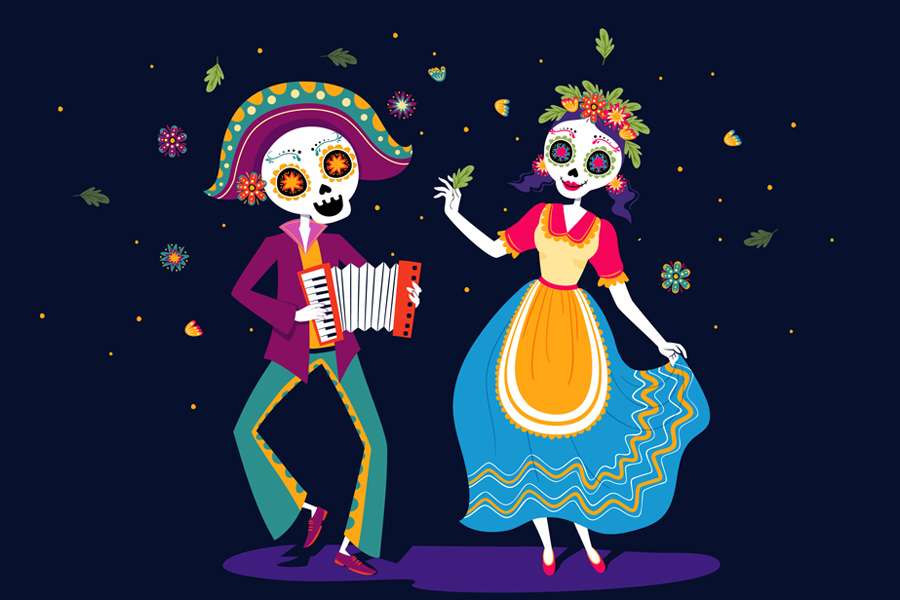 FESTEJO DAY OF THE DEAD online puzzle