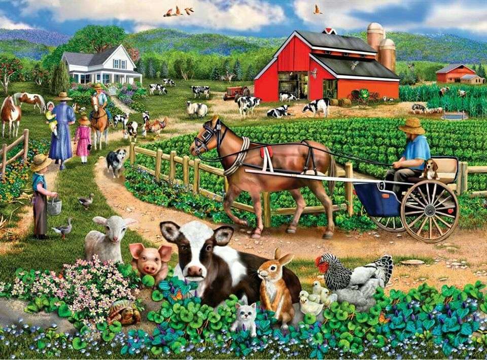 animals in the household online puzzle