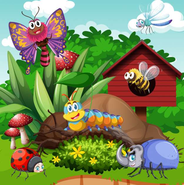 Insekten .... Puzzlespiel online