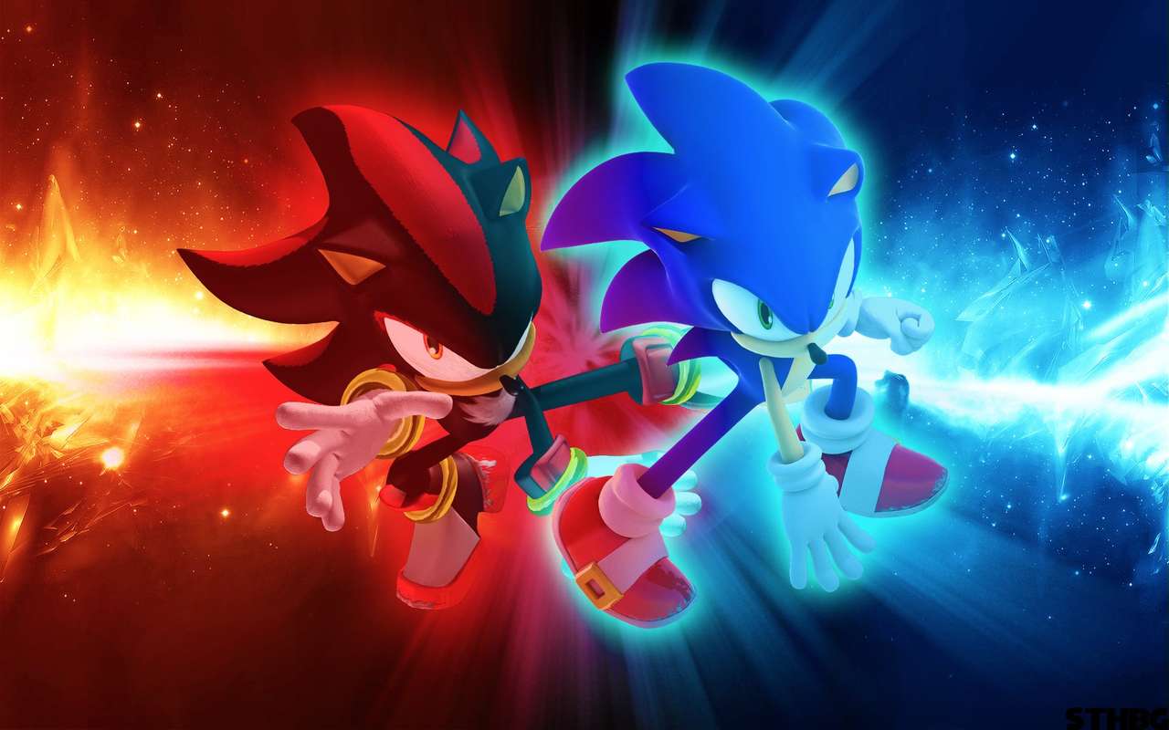 Sonic es rápido como un rayo rompecabezas en línea