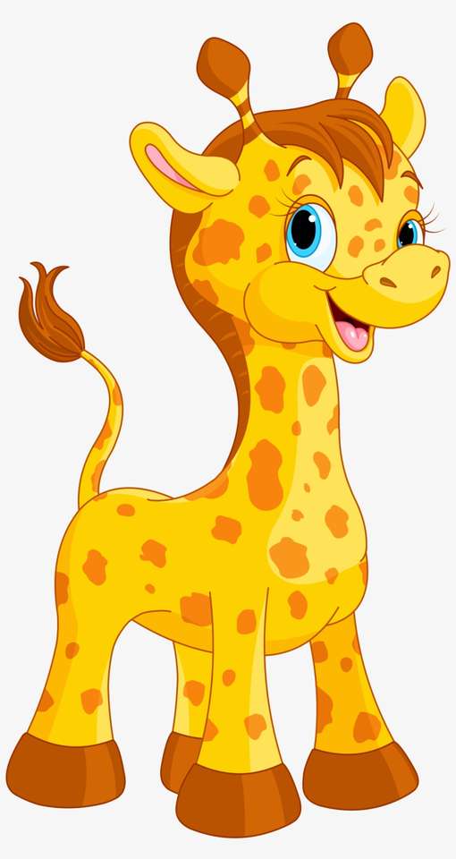 Animal selvagem girafa puzzle online