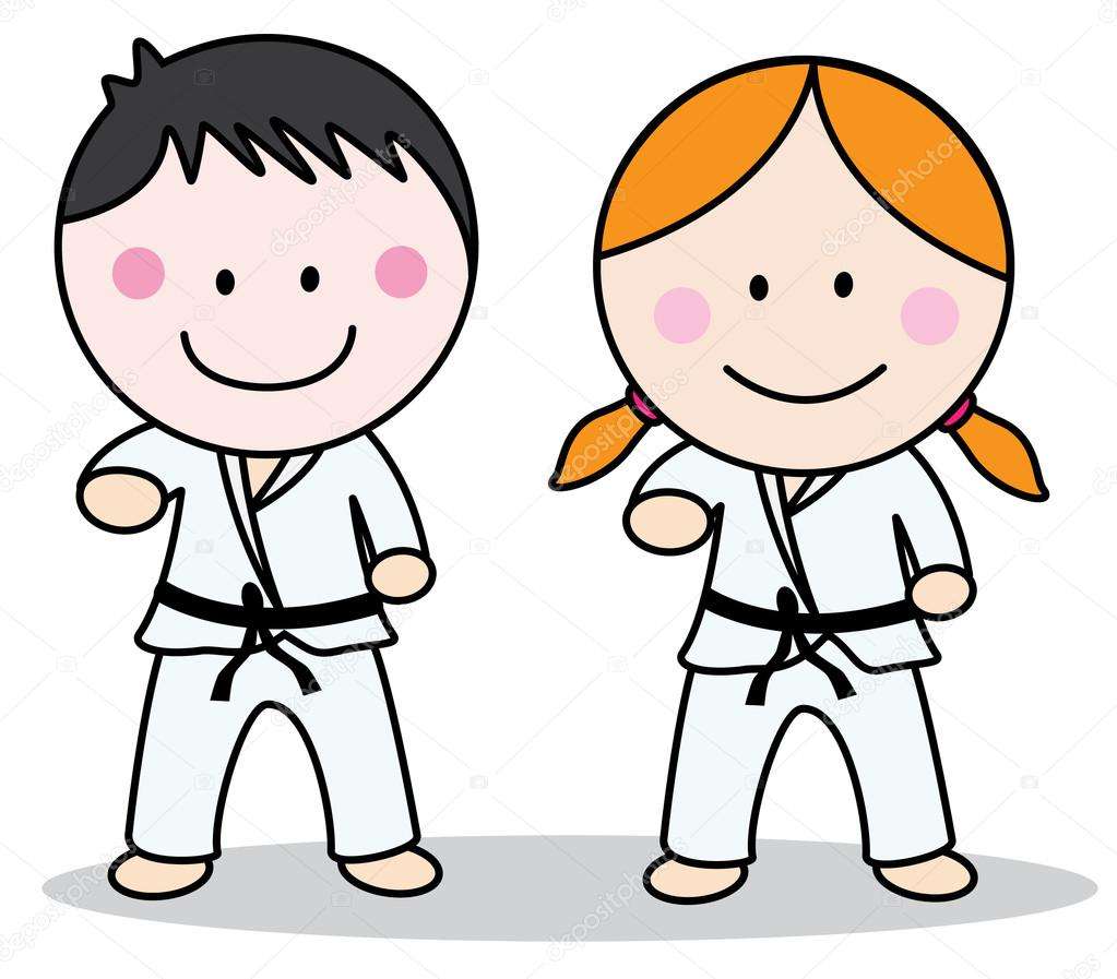 Taekwondo gyerekek - 1 online puzzle