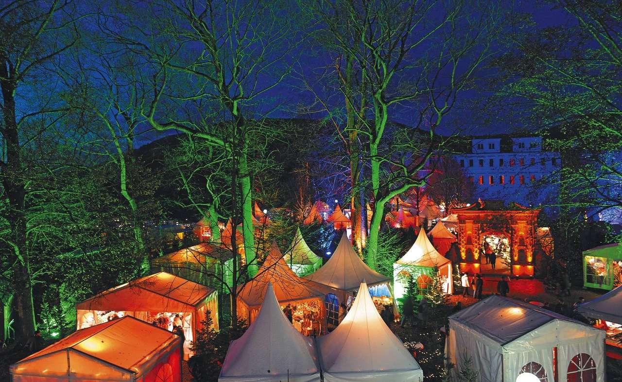 Vánoční trh v Heidelbergu skládačky online