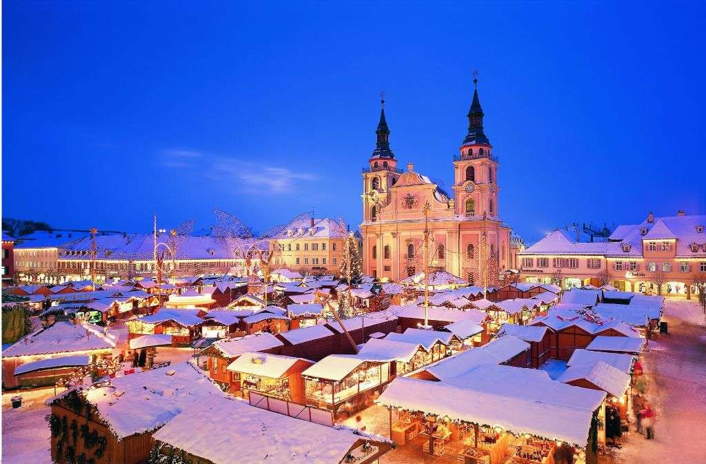 Χριστουγεννιάτικη αγορά στο Ludwigsburg online παζλ